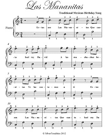 Las Mananitas Easy Piano Sheet Music (English Edition) eBook : Folk Song,  Traditional Mexican, SilverTonalities: Amazon.de: Kindle-Shop