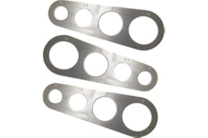 BESTZY 3 Pièce Mesureur de Pâtes, Doseur de Spaghettis Acier Inoxydable Doseur à Spaghetti Pâtes Portion Control Spaghettis Mesureur de Mesure Règle de Cuisine Gadget