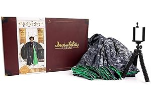 WOW! STUFF Harry Potter – Invisibility Cloak – Cappotto mimetico deluxe per adulti – con tre piedi e app per cellulare