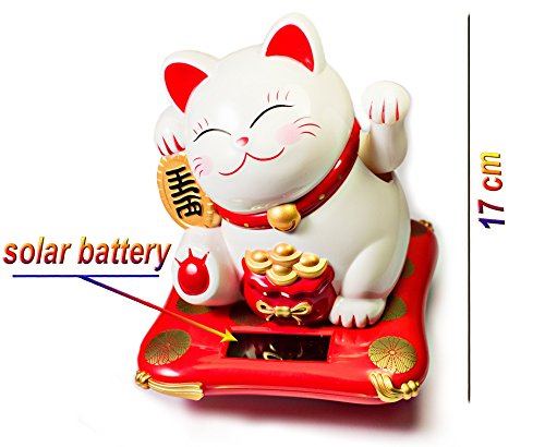 Fortune Cat Winkekatze Maneki Neko, 17 cm - 2