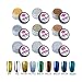CLAVUZ 2pcs Gold Silver Chrome Powder Mirror Effect Glitter Nail Powder Manicure Pigments with Sponge Stick Nail Art Tools Kit