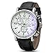 Produktbild EUZeo Herren Kunstleder Armbanduhren Luxus Mode Herrenuhr Casual Blue Ray Glas Business Quarz Analog Uhren