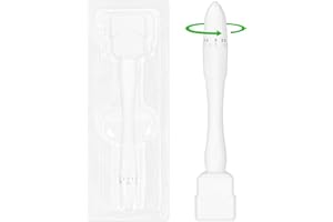 LOPHE Microneedle Derma Roller Stamp Pen 0-3MM Adjustable Needles for Women & Men, Professional Microneedling Stamp, Derma Manual Pen for Face Body Hair Beard Growth, Skin Care, Home Micro Needling