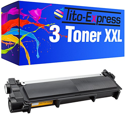 PlatinumSerie® 3x Laser-Toner XXL kompatibel für Brother TN-2320 HL-L2300 D HL-2320 D HL-L2360 DN DW HL-L2380 DW MFC-L 2700 DW MFC-L 2720 DW MFC-L 2740 CW DCP-L2500 D DPC-L2520 DW DCP-L2540 DN DCP-L2560 DW DCP-L2700 DW