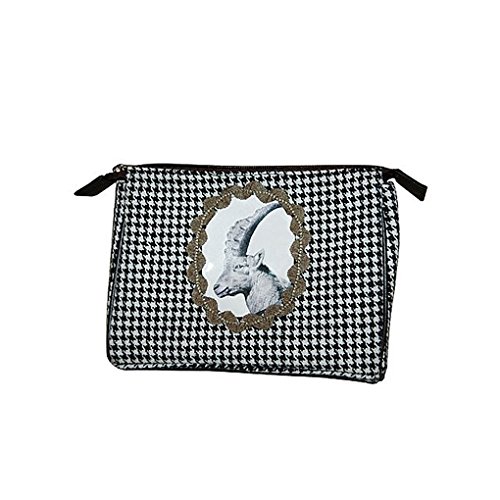 Preisvergleich Produktbild extraZoo Blümchen & Co Kulturtasche u. Kulturbeutel - Steinbock