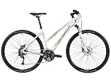  Bergamont - Bicicleta de trekking Helix 5.0 Mujer Cross color blanco/verde/gris 2016, color , tamaño 52cm (170-180cm)