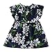 Produktbild MEIbax Kleinkind Baby Kinder Mädchen Fliegenhülse Geraffte Blumen Prinzessin Kleider Minikleid Sommerkleid Blumenkleid