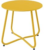 Table Basse Hespéride Saona - Diamètre 70cm Hauteur 40cm - Acier époxy - Design Moderne