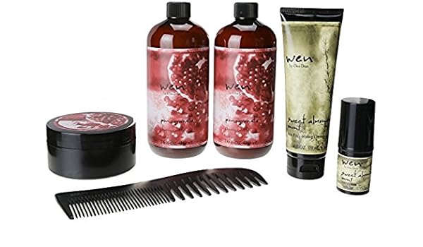 Buy Chaz Dean Wen Hair Care Deluxe Kit Pomegranate 6 Count