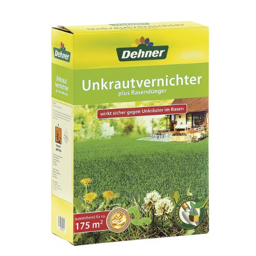 Dehner Unkrautvernichter plus Rasendünger, 5 kg, für ca. 175 qm