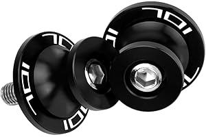 MotHeartCNC M10 Paddock-Ständer Bobbins für 701 Enduro 701 Supermoto Vitpilen 701 Svartpilen 701 Spulen für den Paddock-Ständer Motorrad 701 enduro Zubehör (Schwarz)