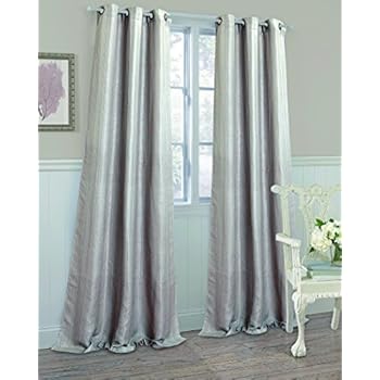 Amazon.de: Laura Ashley Vorhang mit Hortensienmotiv, 2 Bahnen/1 Paar