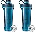 Produktbild 2 PACK Mixer Flasche Radian 32 Oz Tritan Shaker Flasche mit Loop Top (Deep Sea Grün)
