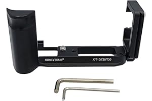 SUNLYTOUR X-T30 XT30 X-T30 II XT30 II X-T20 XT20 X-T10 XT10 L uchwyt ręczny, szybkozłączka pionowa płyta L uchwyt ręczny do FUJI X-T30 X-T30 II X-T20 X-T10 XT30 II XT20 XT10