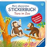 Mein allererstes Stickerbuch: Tiere im Zoo by