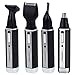 YUNAI 4 in 1 Rechargeable Hair Trimmer for Men Nose Trimmer Eyebrow Trimmer Sideburn Trimmer Beard Trimmer