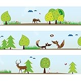 Maße: Die Bordüre besteht aus 3 Teilen mit je 150 cm Länge und 12,5 cm Höhe. Gesamtlänge: 4,5 Meter.