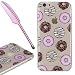 Produktbild iPhone 6 / 6S Hülle (4,7 Zoll), Edaroo Cartoon Bunt Krapfen Muster Ultradünnen Silikon Hülle durchsichtig mit Motiv Schutzhülle Handyhülle Soft Gel TPU Case Weiche Bumper Crystal Kirstall Clear Slim Kratzfeste Silikonhülle Transparent Rückdeckel Handy Tasche Cover Gummi TPU für Apple iPhone 6/6S (4,7 Zoll)