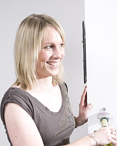 Wand-Flaschenöffner / orig. STARR-X-Öffner mit Magnetfalle / Fang-Magnet + Blech-Schild „Hurra Bier“ - 5