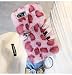 Produktbild GUYISJK Mobile Shell Winter Handwärmer X Xr Leopard Plüsch Apple 8 Plus XS Max Abdeckung All Inclusive 6 Splus Anti-Fallen Soft Shell 7 P Tide Brand Net Rot Mit Handytasche, Ip-Xr Plüsch Rose Pul