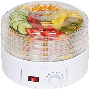 Saukhy Home Electric Food Saver Dehydrator with Stackable Tray for Fruit