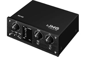 Img Stageline MX-1IO 1-Channel USB Recording Interface for Audio Recording on a Computer Audio, Recording Device with Full Duplex USB Port for Simultaneous Recording, Playback and Mixing, Black