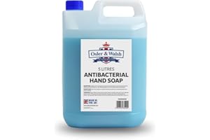 Osler & Walsh 5L Unfragranced Blue Antibacterial Hand Soap - Moisturizing Natural Formula