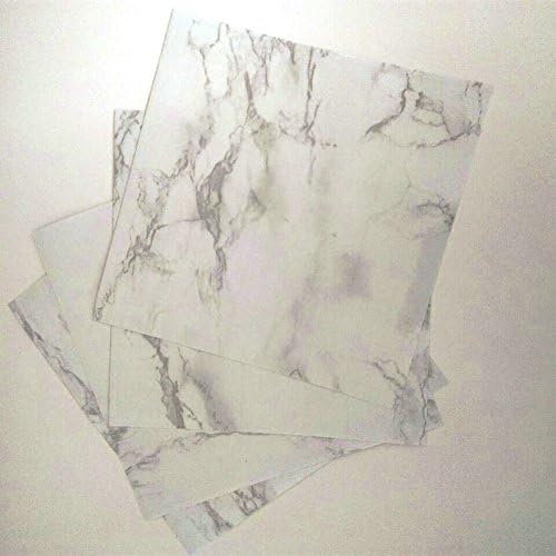 DooXoo Tile Stickers For 150mm (6 inch) Square Tiles Realistic Looking Stick On Wall Tile Transfers TILE STYLE DECALS, Peel and Stick on Tile to Transform Kitchen, Bathroom Oil-proof, Waterproof Tile Stickers, Heat Resistant Sticks on tile kitchen tiles stickers / Bathrooms Tile Stickers ( Set of 24 ) (6 inch x 6 inch ( 150mm x 150mm ), Grey DLS)