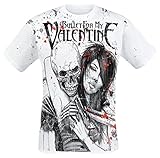 Bullet For My Valentine Russian Roulette T-Shirt white