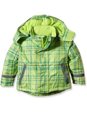 Playshoes Jungen Schneeanzug Schnee-jacke Karo Grün/Türkis