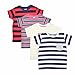 Luke and Lilly Boys Round Neck Cotton Half Sleeve Stripped t shirt Pack of 4 RS.599.00
