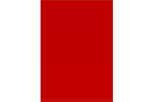 House of Card & Paper A3/297 x 420 mm 220 GSM Coloured Card - Red (Pack of 50 Sheets) HCP157