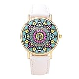 Frauen Uhren Umweltschutz Vergoldung Fashion Colorful Watch Weiß