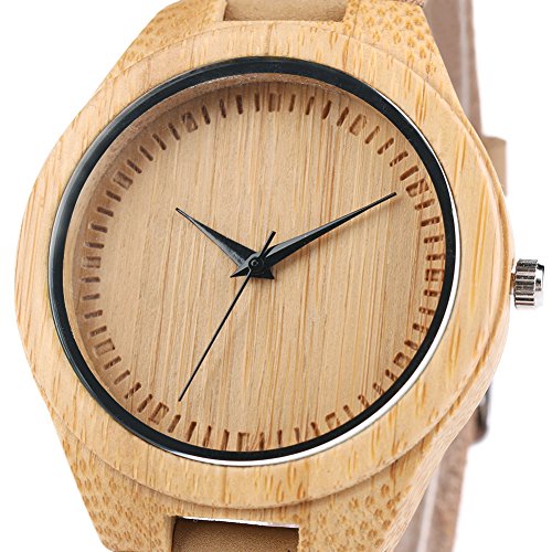 iMing Handgefertigte Uhren Braun hlzernes Korn Natrlich Holz Echtes Lederband Armbanduhren Geschenke iMing Handgefertigte Uhren Braun hlzernes Korn Natrlich Holz Echtes Lederband Armbanduhren Geschenke