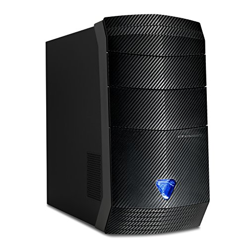 Medion Erazer P5324 J Desktop PC (Intel Core i5-7400, 1000 GB HDD, 240 GB SSD, 16 GB DDR4 RAM, NVIDIA GeForce GTX 1050 Ti Grafikkarte, Win 10 Home) schwarz - 2
