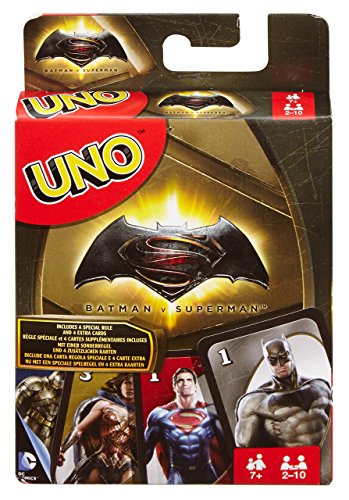 Preisvergleich Produktbild Mattel Spiele DRL58 - UNO Batman v Superman, Kartenspiel