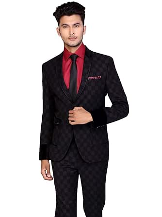 black coat pant matching shirt