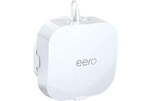 HomeMount Soporte de Pared Profesional para eero Pro 6/Pro 6e, Soporte de Pared eero atornillado Seguro con Aumento de señal de 360°, gestión de Cables Ocultos