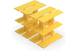 GRIN OWL 4 PCs Mini Shelf for 5 Surprise - Mini Brands, Fit 60-80 Mini Brands No Installation Needed, Toy Shop Display Stand Compatible with Mini Brands (Shelf Only)