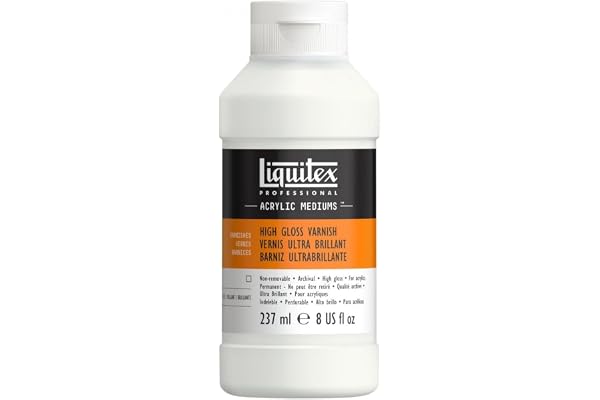 Liquitex Additif - Acryliques Vernis Ultra Brillant Flacon 237ml