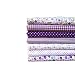 Produktbild QHGstore 7pcs set DIY Baumwollgewebe Tuch Blume druckte Patchwork nähende quilting purpurrote Reihe 50 * 50CM #5
