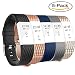 Produktbild Vancle Für Fitbit Charge 2 Ersatz Armband, Weiches Verstellbare Silikon Sports Ersetzbar Band Fitness Verstellbares Uhrenarmband für Fitbit Charge 2 (Special 5-Pack, Small)