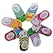 Imixlot Cartoon Infant Toddler Baby Girls Anti-Slip Sock Shoes Soft Sole 2-16 Months (5pairs)
