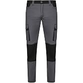 VELILLA Bicolor Stretch Trousers Work Utility Trousers Unisex Adult