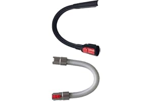 Hibisaws Staubsauger Schlauchverlängerung für Dyson V7 V8 V10 SV10 SV11, Verlängerungsschlauch Staubsauger Ersatzschlauch Zubehör Knopf Fixierung (C)
