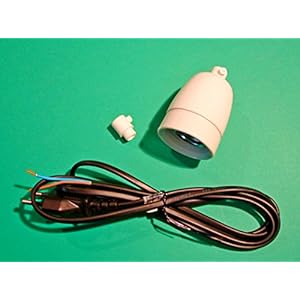 Terrarien Keramik Fassung E27 Anschluss Set / freihängend / TZS