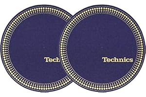 slipmat-Factory Technics Strobo blau - gold (Doppelpack