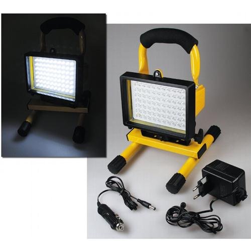 Preisvergleich Produktbild LED Baustrahler mit Akku, 70 LEDs