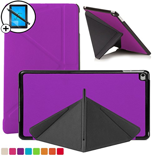 ForeFront Cases® Neue Origami Leder Hülle / Tasche / Case / Cover für Apple iPad Mini / iPad Mini Retina - Rundum-Geräteschutz und intelligente Auto-Sleep-Wake-Funktion mit 3-JAHRES-GARANTIE VON FOREFRONT CASES - inkl. Eingabestift und Displayschutz