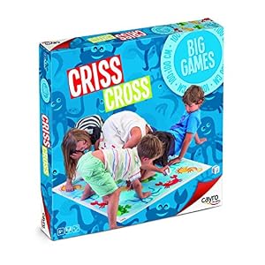 Cayro – Criss Cross – Modelo Infantil – Tablero de 1 x 1 m – + 5 – Juego de Mesa para Niños – Ejercita la Coordinación – Ideal para más de 2 Jugadores